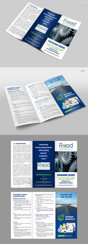 Flyer Design by GraphicsGuru for Road Rules Driving School | Design: #28610468