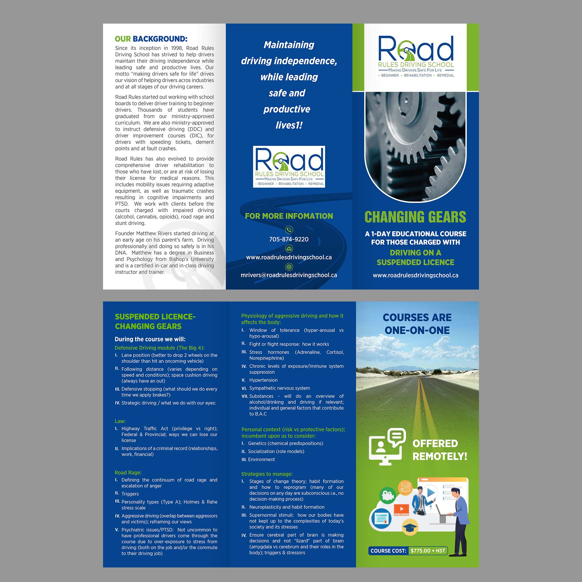 Flyer Design by GraphicsGuru for Road Rules Driving School | Design #28610734