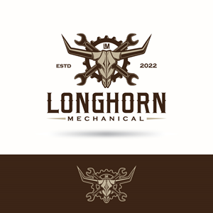 Longhorn Mechanical | Logo Design by yudaharv