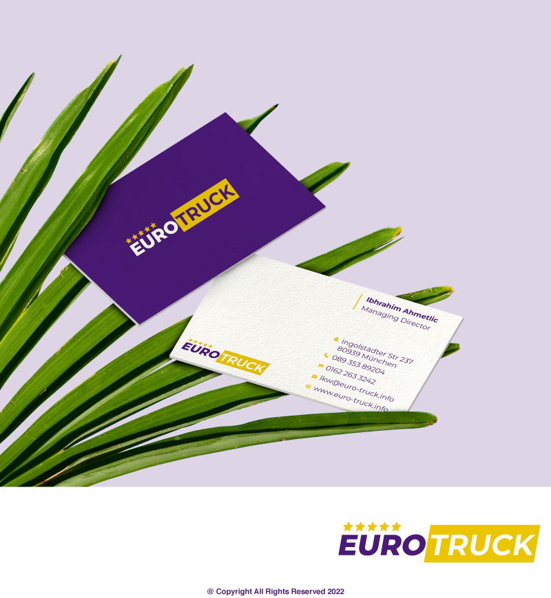 Business Card Design by Ash  for "Euro-Truck München" | Design #28611571