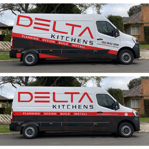 Car Wrap Design by Yoga Tri for Delta Kitchens | Design #28609701