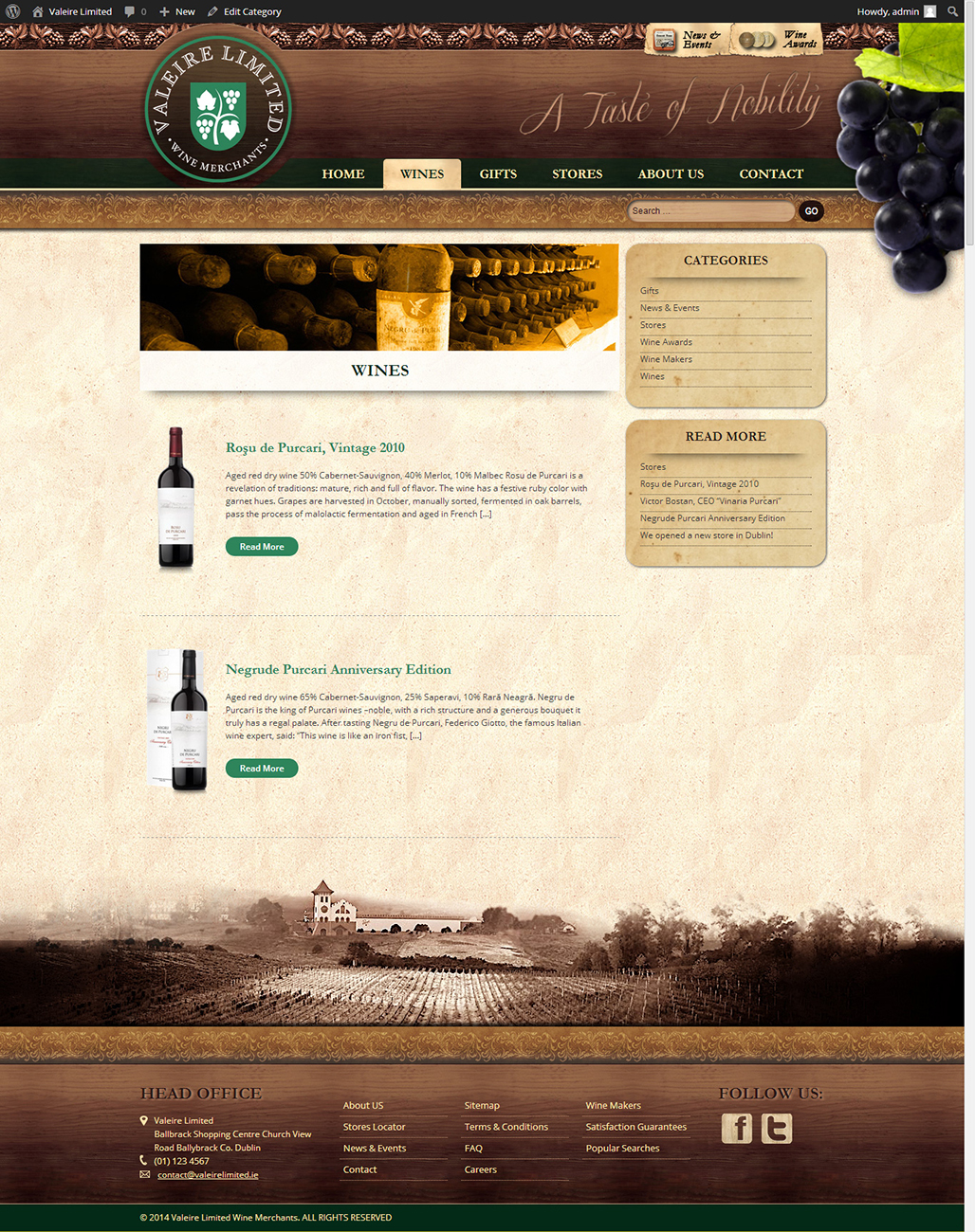 Wordpress Design by NABS DESIGN for this project | Design #3118155