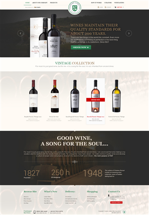 Wine Importer Needs a Wordpress Template