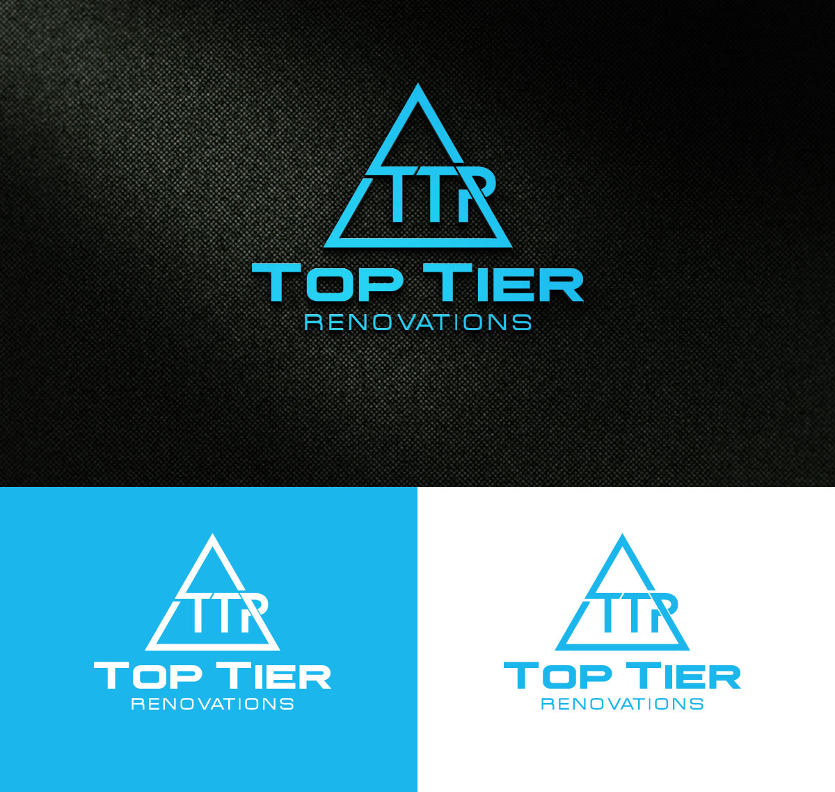 Logo Design by Rueell Artss for Top Tier Renovations, LLC | Design #28632047