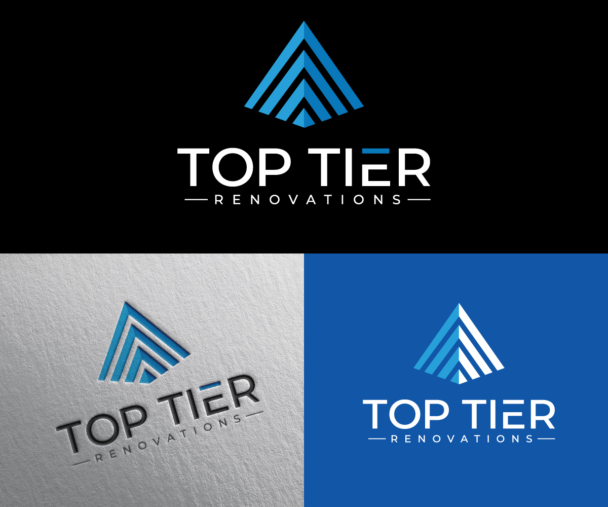 Logo Design by Adi Graphics for Top Tier Renovations, LLC | Design #28610820
