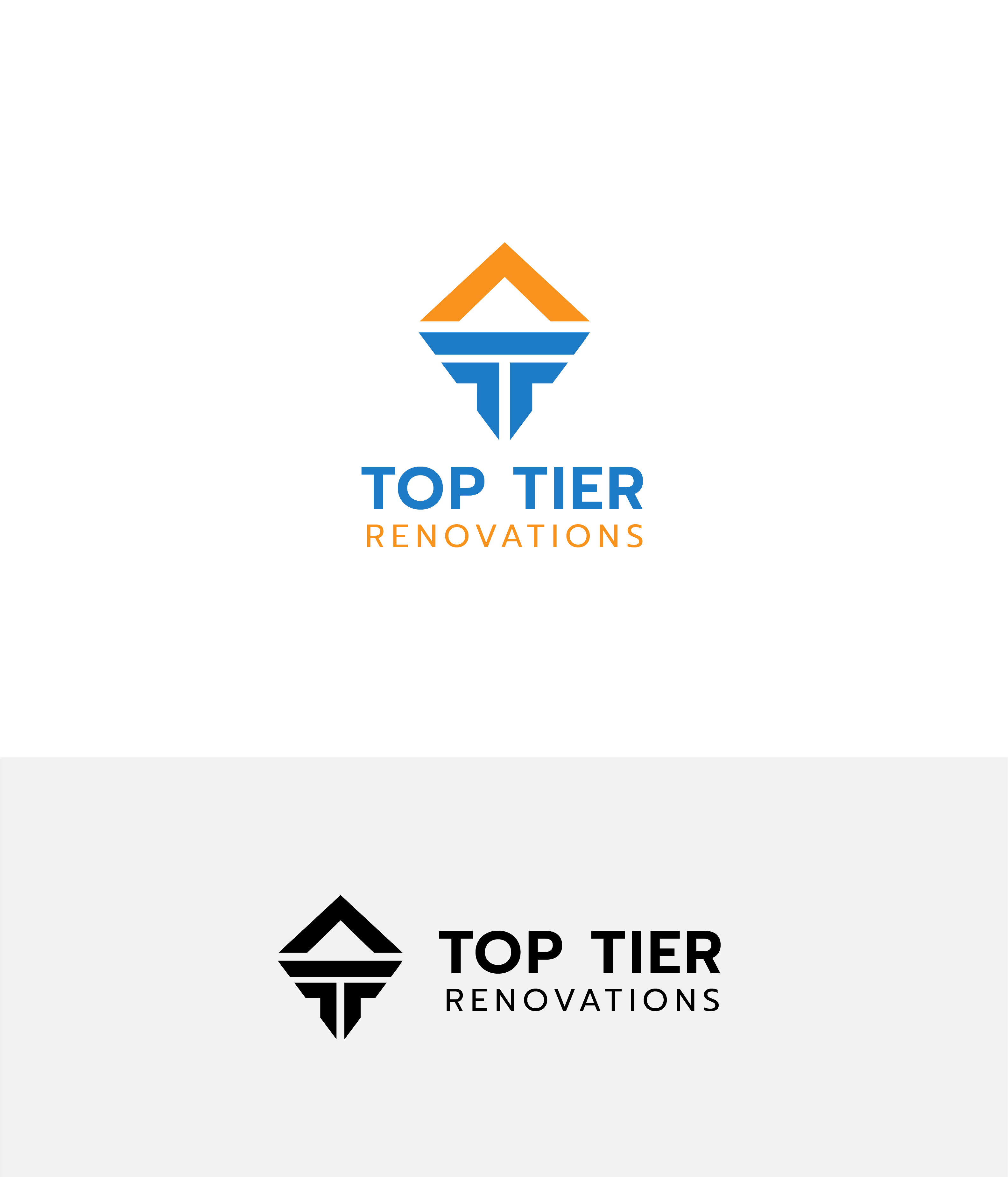 Logo Design by RikoAji for Top Tier Renovations, LLC | Design #28628909