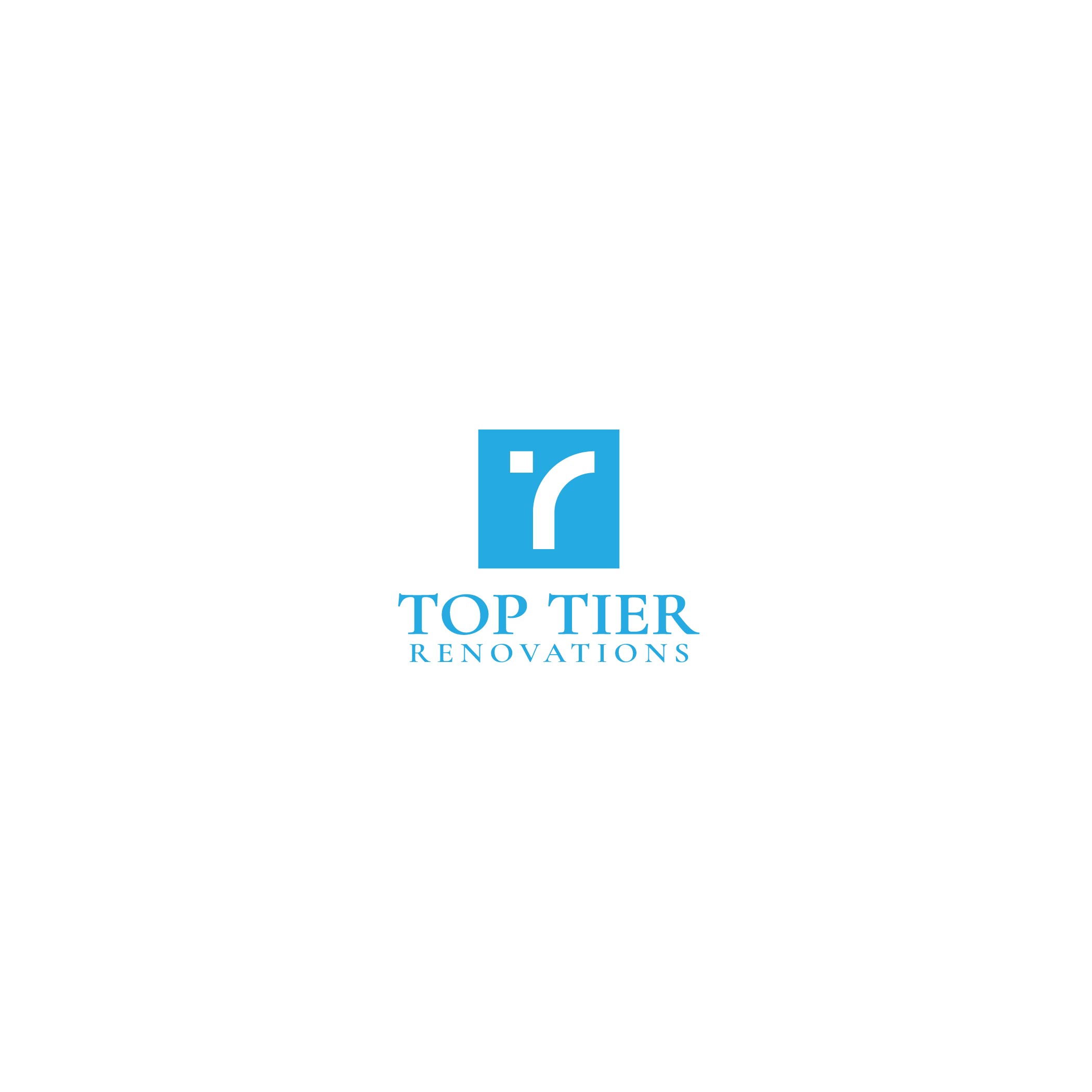 Logo-Design von ILLUSTRATOR PRO für Top Tier Renovations, LLC | Design #28639444