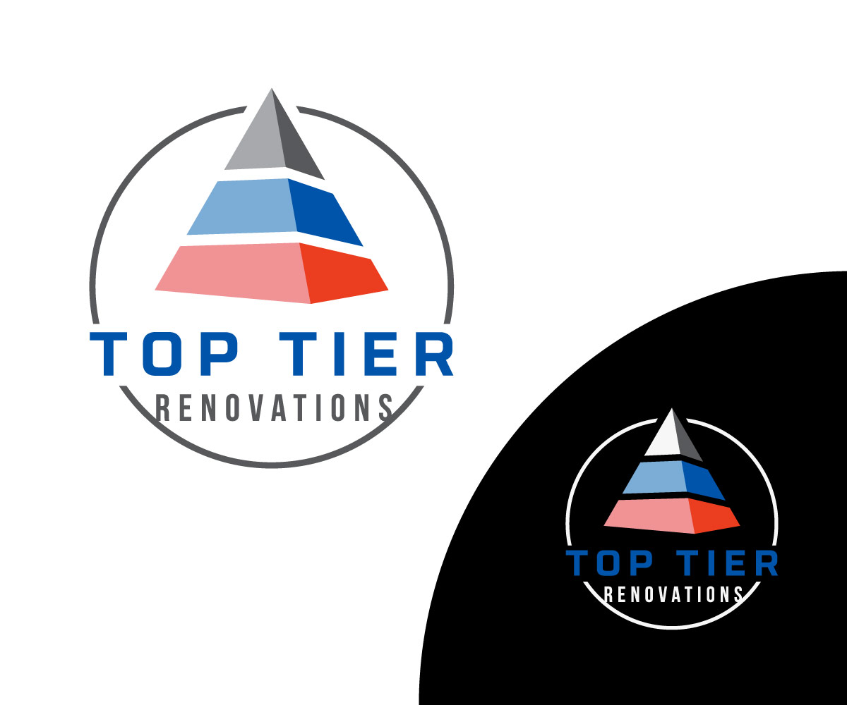 Diseño de Logo por candycream para Top Tier Renovations, LLC | Diseño #28606383