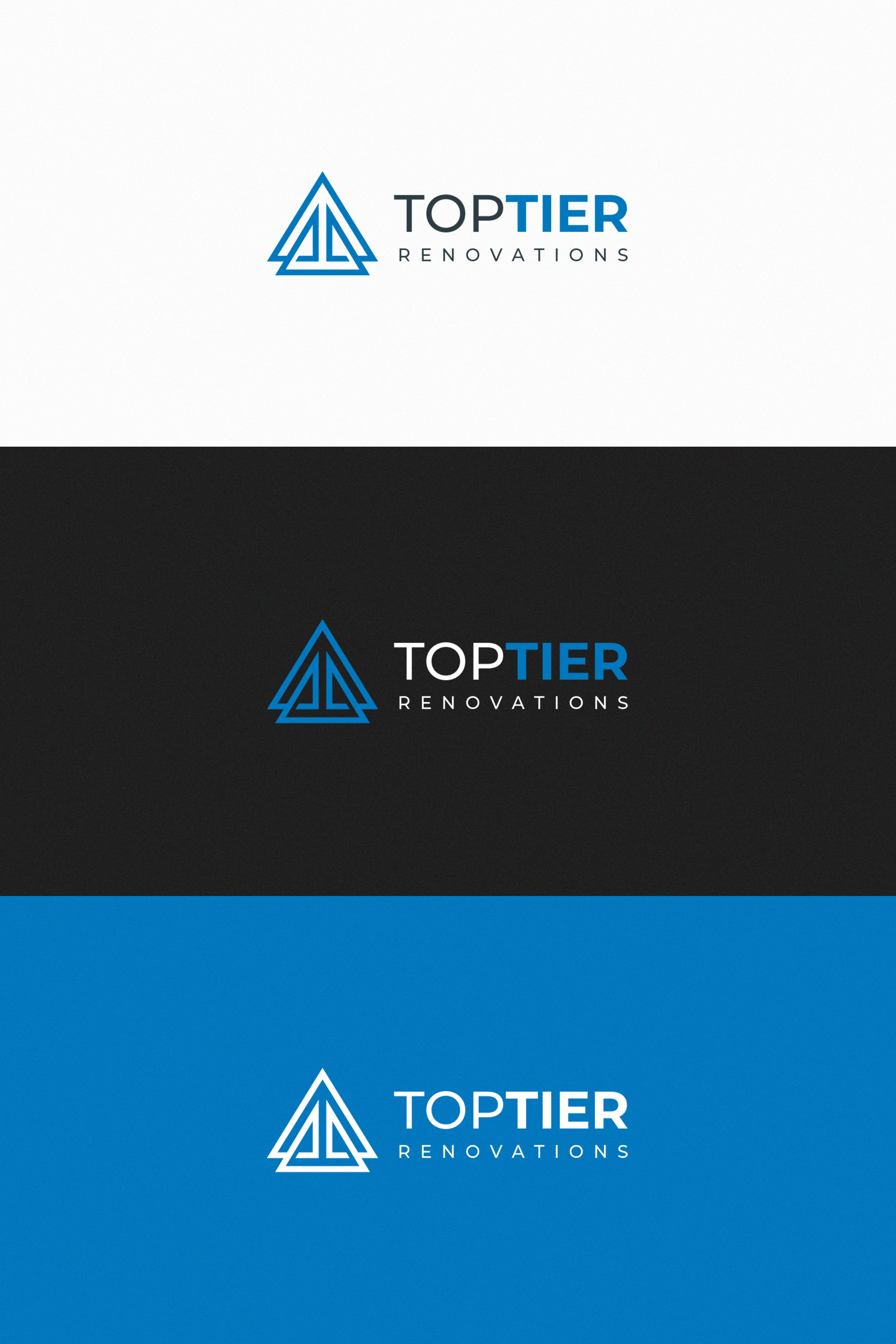 Logo-Design von ibart für Top Tier Renovations, LLC | Design #28639424