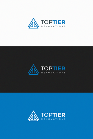 Logo Design by ibart for Top Tier Renovations, LLC | Design: #28639424