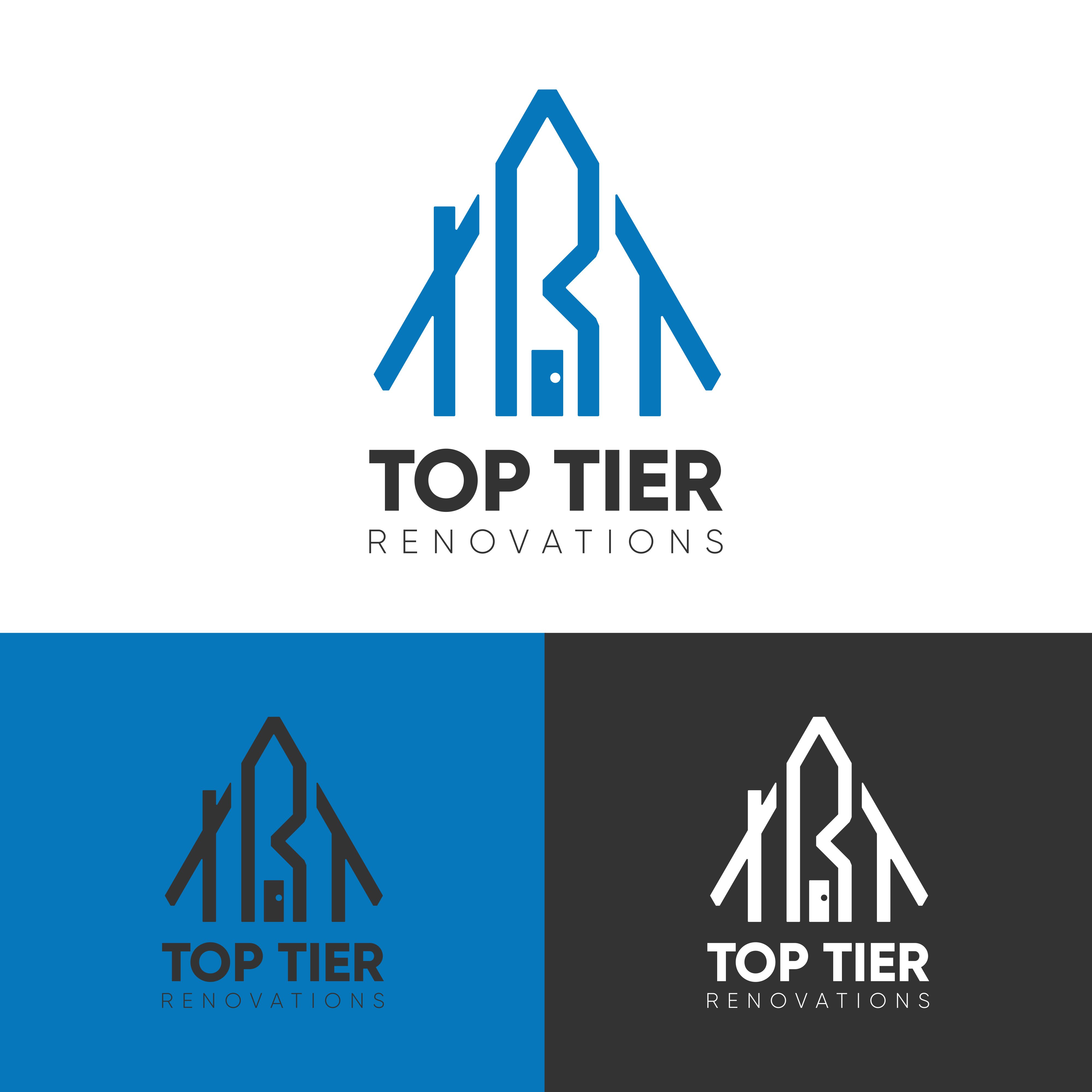 Diseño de Logo por Teguhedc para Top Tier Renovations, LLC | Diseño #28632720