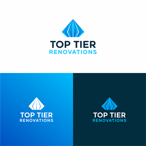 Logo Design by ndra for Top Tier Renovations, LLC | Design: #28607513
