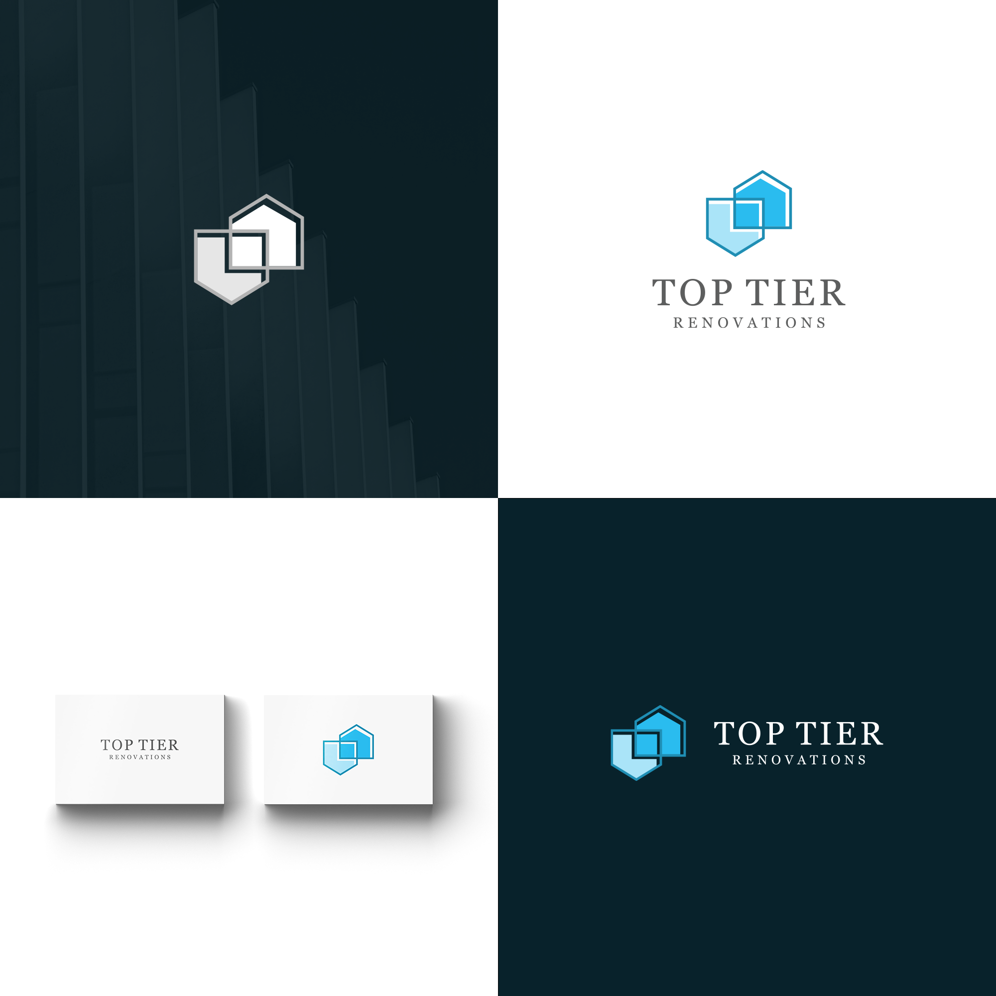 Diseño de Logo por HL-designs para Top Tier Renovations, LLC | Diseño #28621472