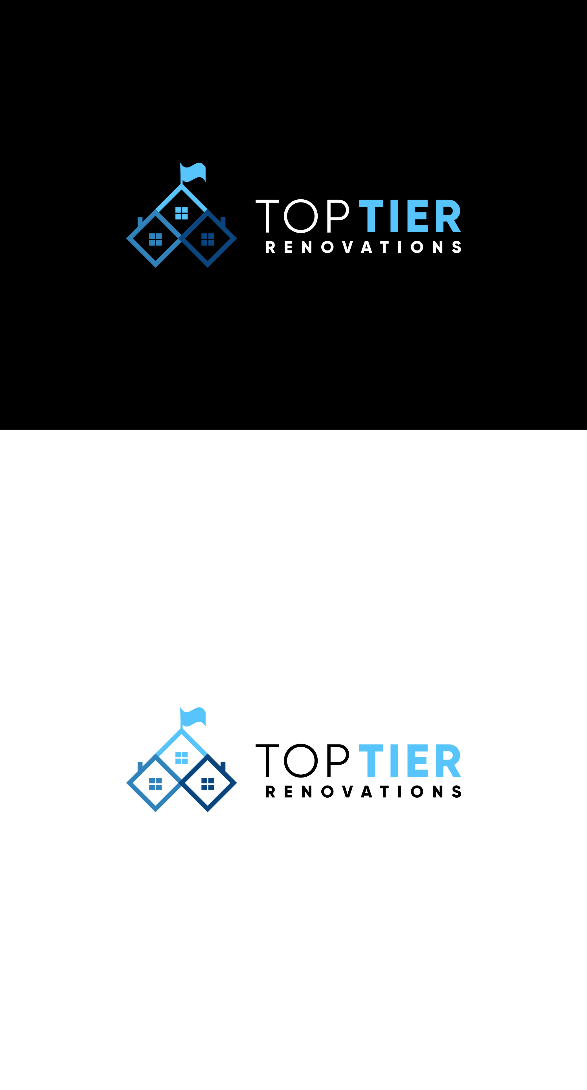 Logo Design by mike edan for Top Tier Renovations, LLC | Design #28636287