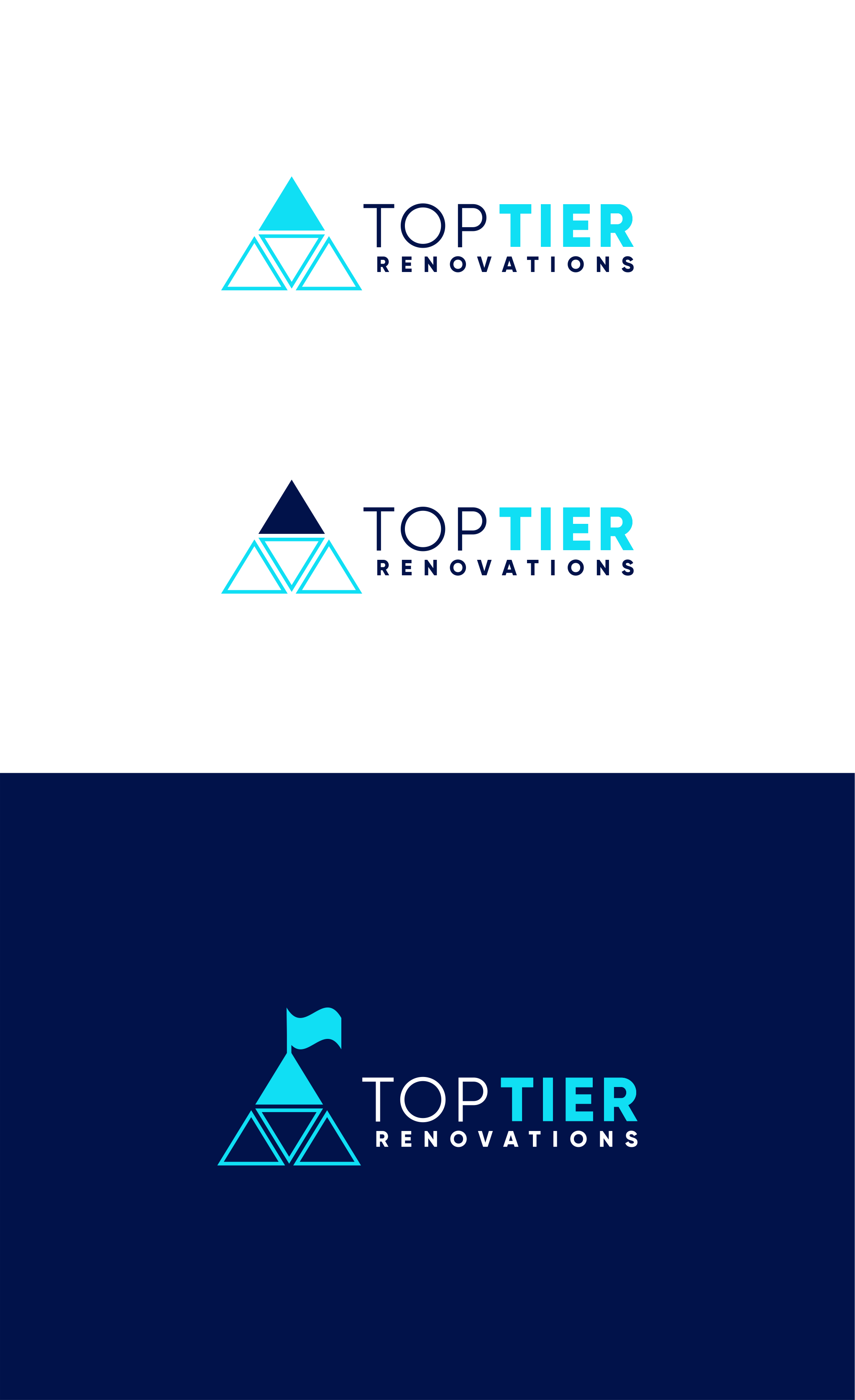 Logo Design by mike edan for Top Tier Renovations, LLC | Design #28636558