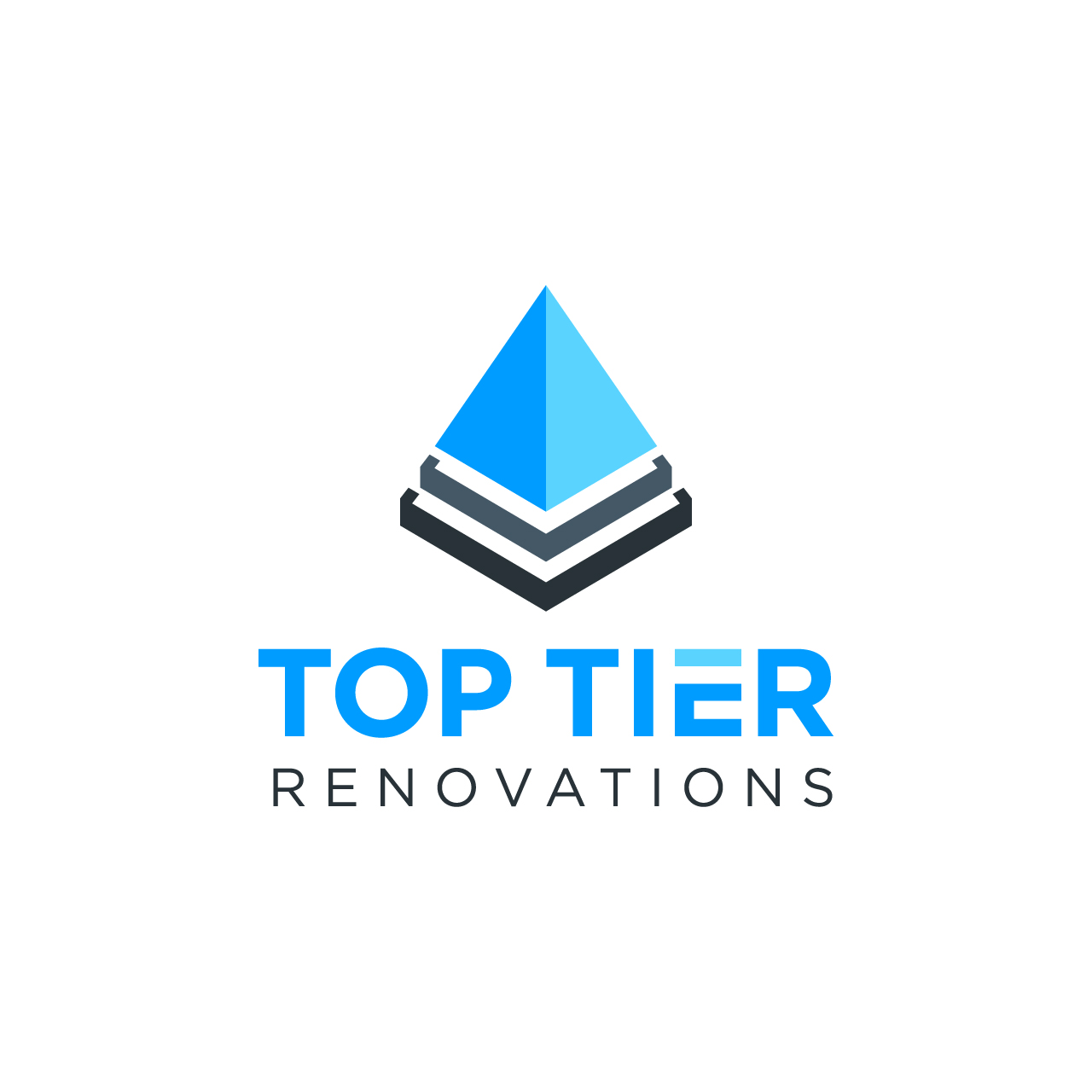 Logo Design by sourgraping for Top Tier Renovations, LLC | Design #28617577