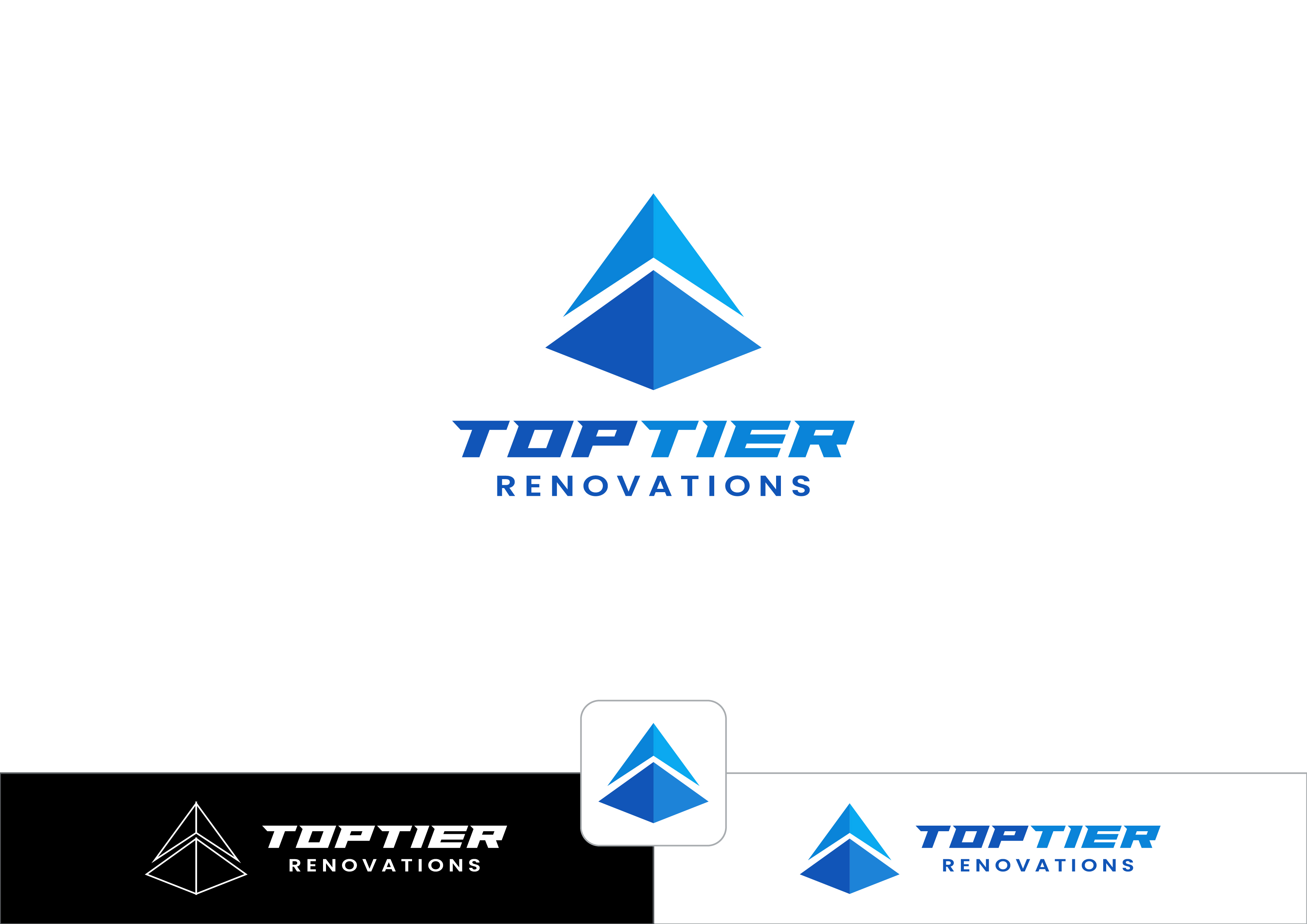 Logo Design by ~idiaz~ for Top Tier Renovations, LLC | Design #28606398