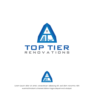Logo-Design von Deziners Zone für Top Tier Renovations, LLC | Design: #28609322