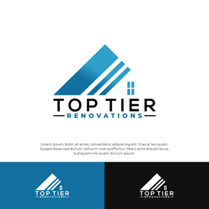 Diseño de Logo por alitjuara para Top Tier Renovations, LLC | Diseño #28635225