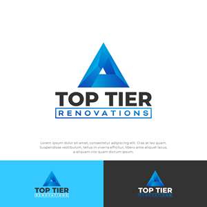 Logo-Design von alitjuara für Top Tier Renovations, LLC | Design: #28635226