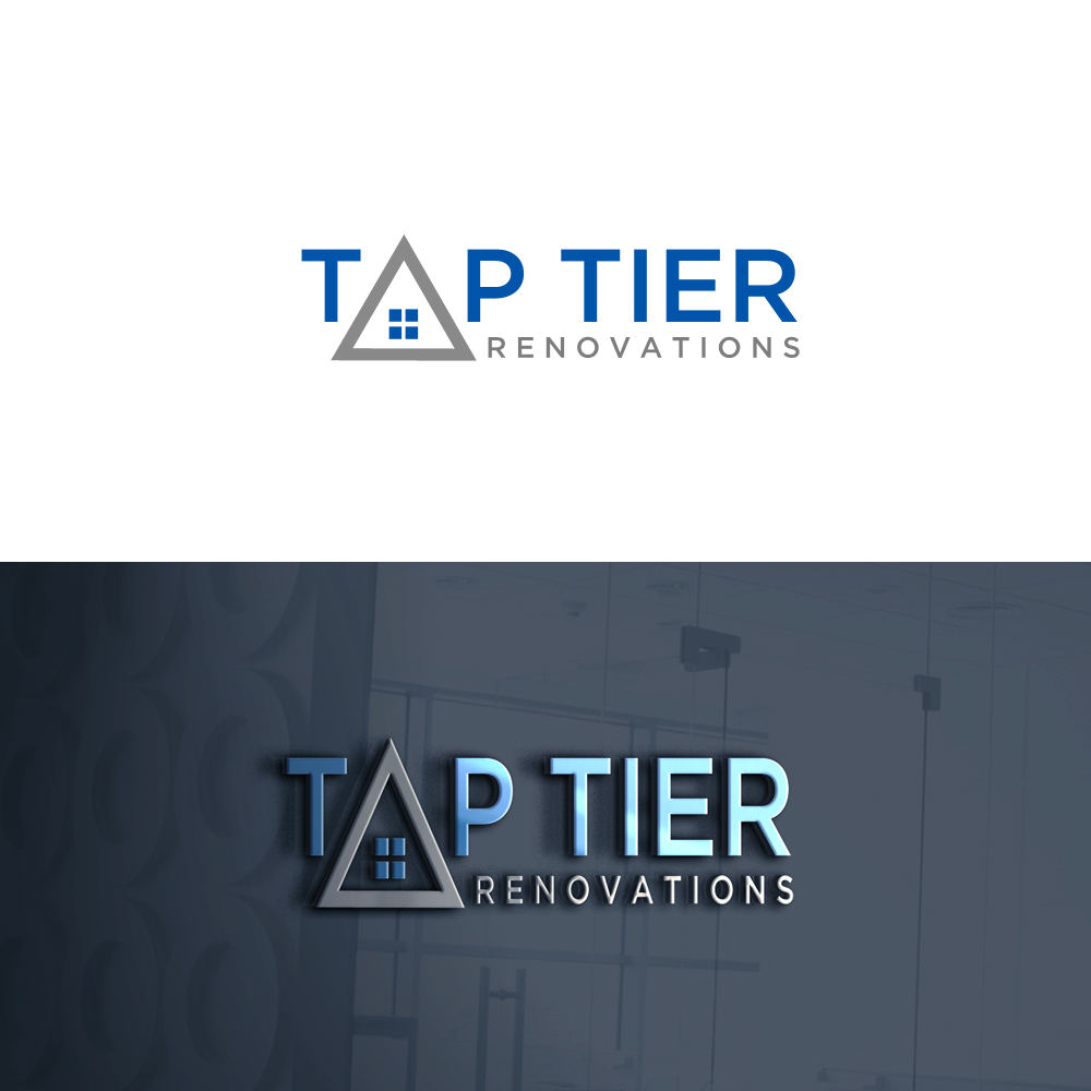 Logo Design by Elisa Davis for Top Tier Renovations, LLC | Design #28607255