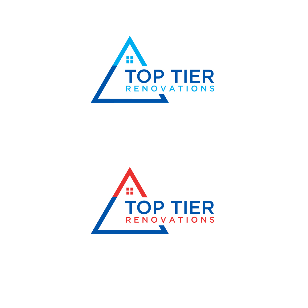 Logo Design by Elisa Davis for Top Tier Renovations, LLC | Design #28607256