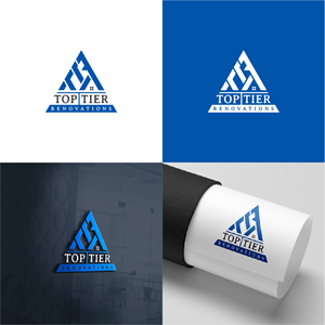 Logo Design by Mime Artworks for Top Tier Renovations, LLC | Design: #28700996