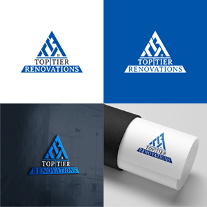Logo Design by Mime Artworks for Top Tier Renovations, LLC | Design: #28701055