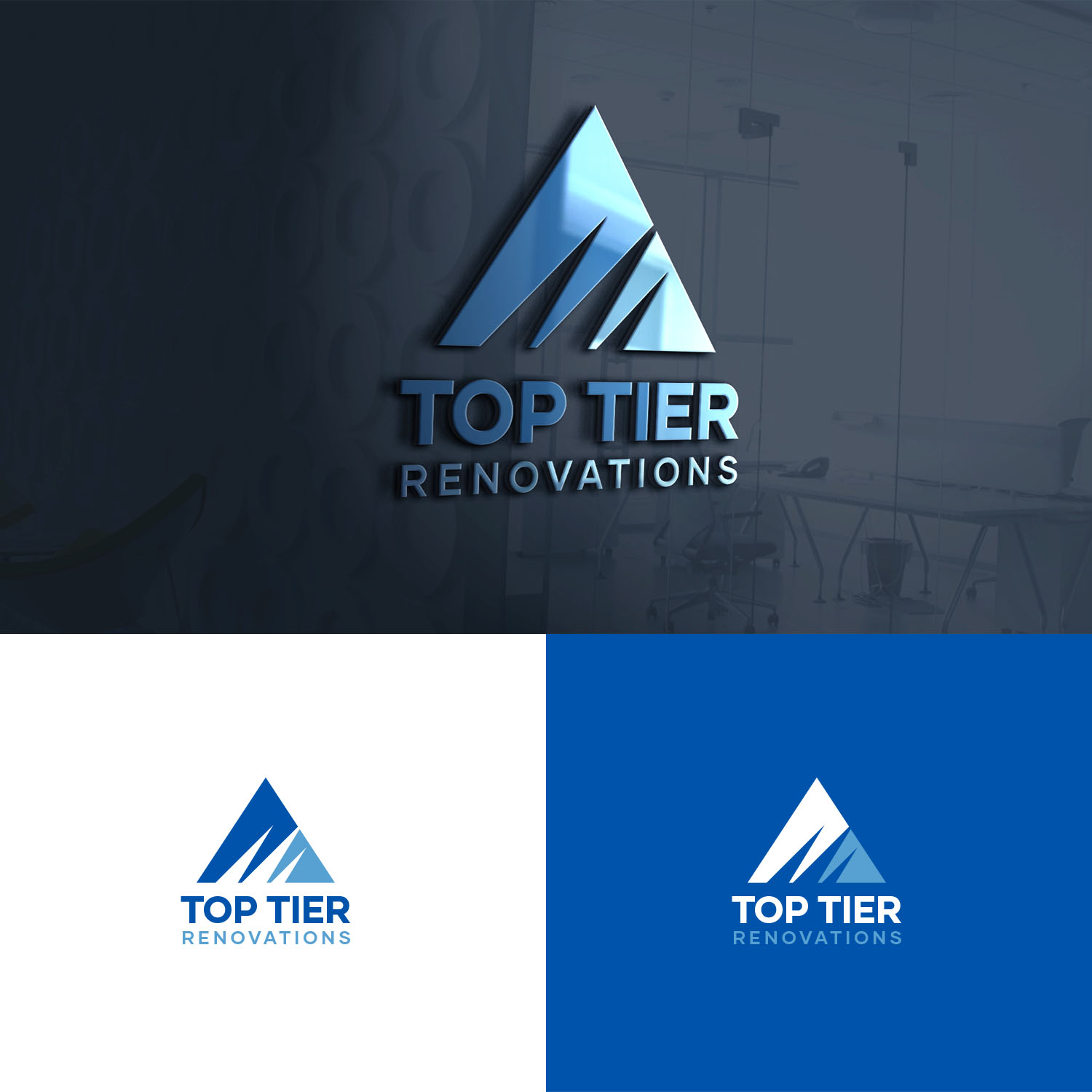 Logo Design by NZ Creatives for Top Tier Renovations, LLC | Design #28618365