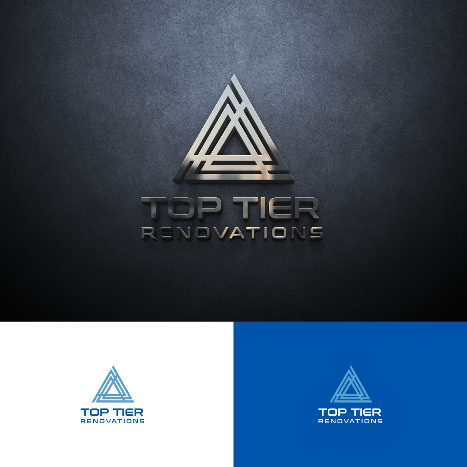 Logo-Design von NZ Creatives für Top Tier Renovations, LLC | Design #28618367