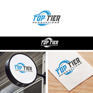Logo Design by webeezine for Top Tier Renovations, LLC | Design: #28609170