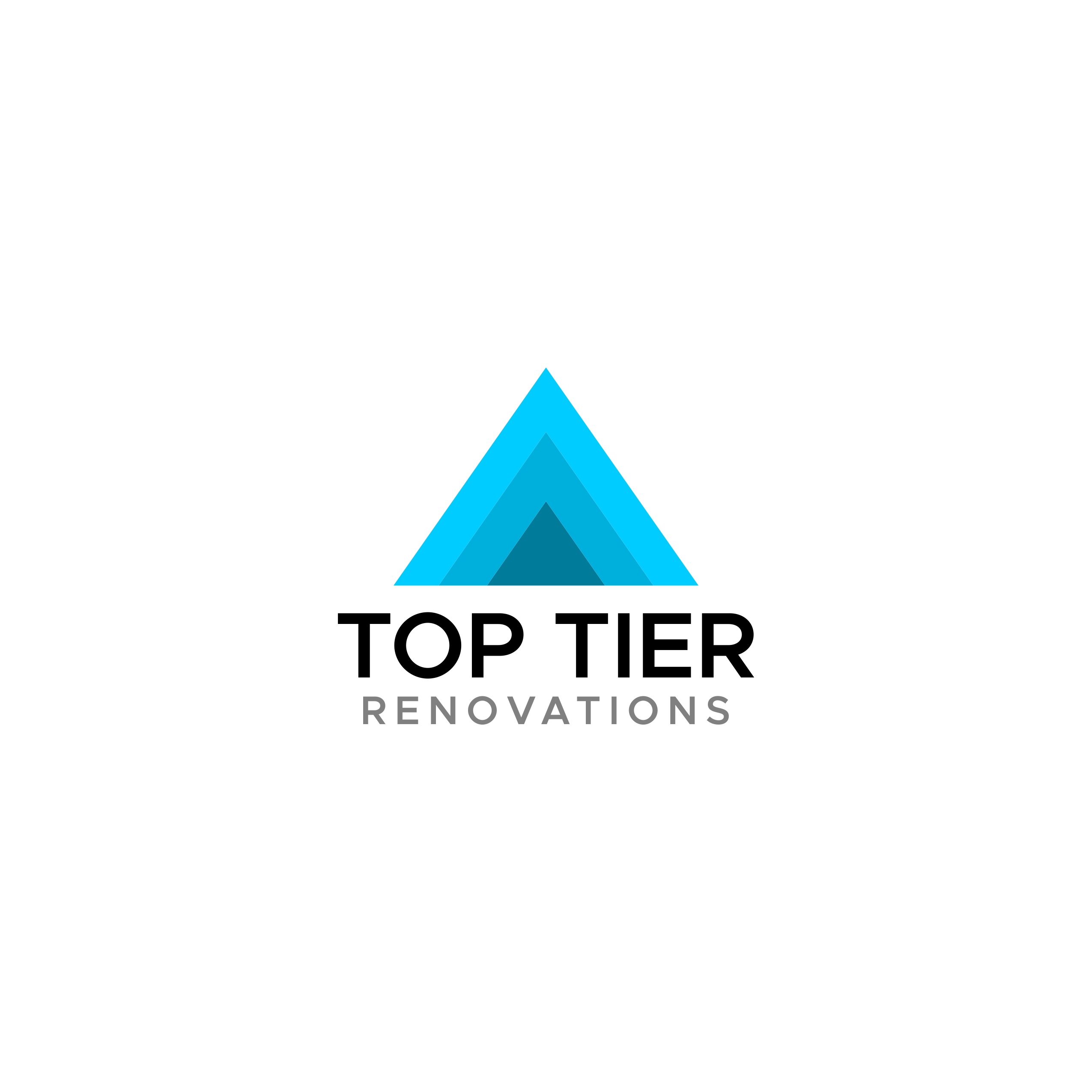 Logo Design by Rhibas for Top Tier Renovations, LLC | Design #28607666