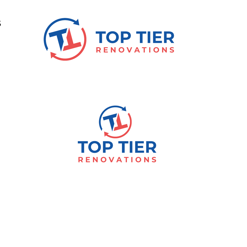 Diseño de Logo por Bluesky68 para Top Tier Renovations, LLC | Diseño #28605719