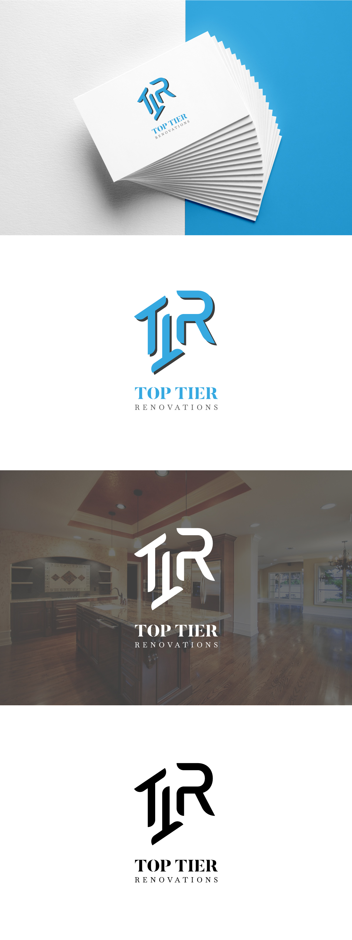 Diseño de Logo por Mohammad_Rasel para Top Tier Renovations, LLC | Diseño #28632830