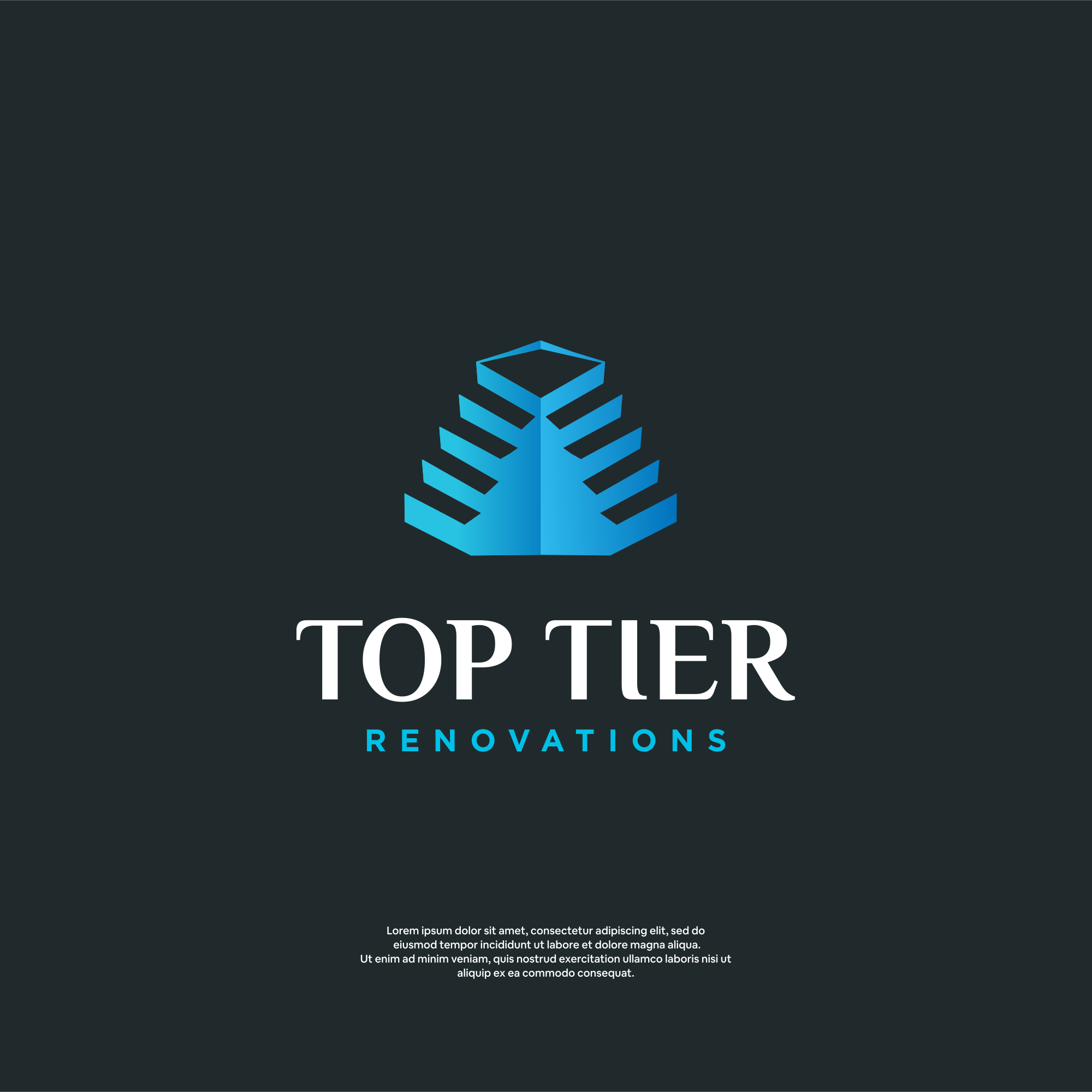 Logo-Design von DesignFirst für Top Tier Renovations, LLC | Design #28606431