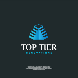 Logo-Design von DesignFirst für Top Tier Renovations, LLC | Design: #28606431