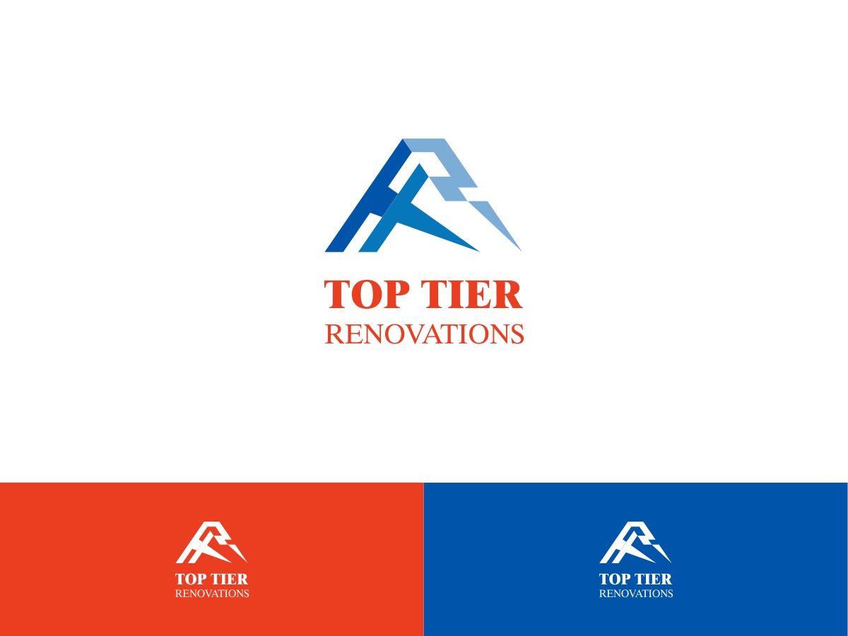 Logo Design by Dot F5 for Top Tier Renovations, LLC | Design #28640230