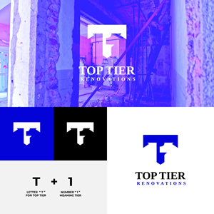 Diseño de Logo por A.R.D.P para Top Tier Renovations, LLC | Diseño: #28634629