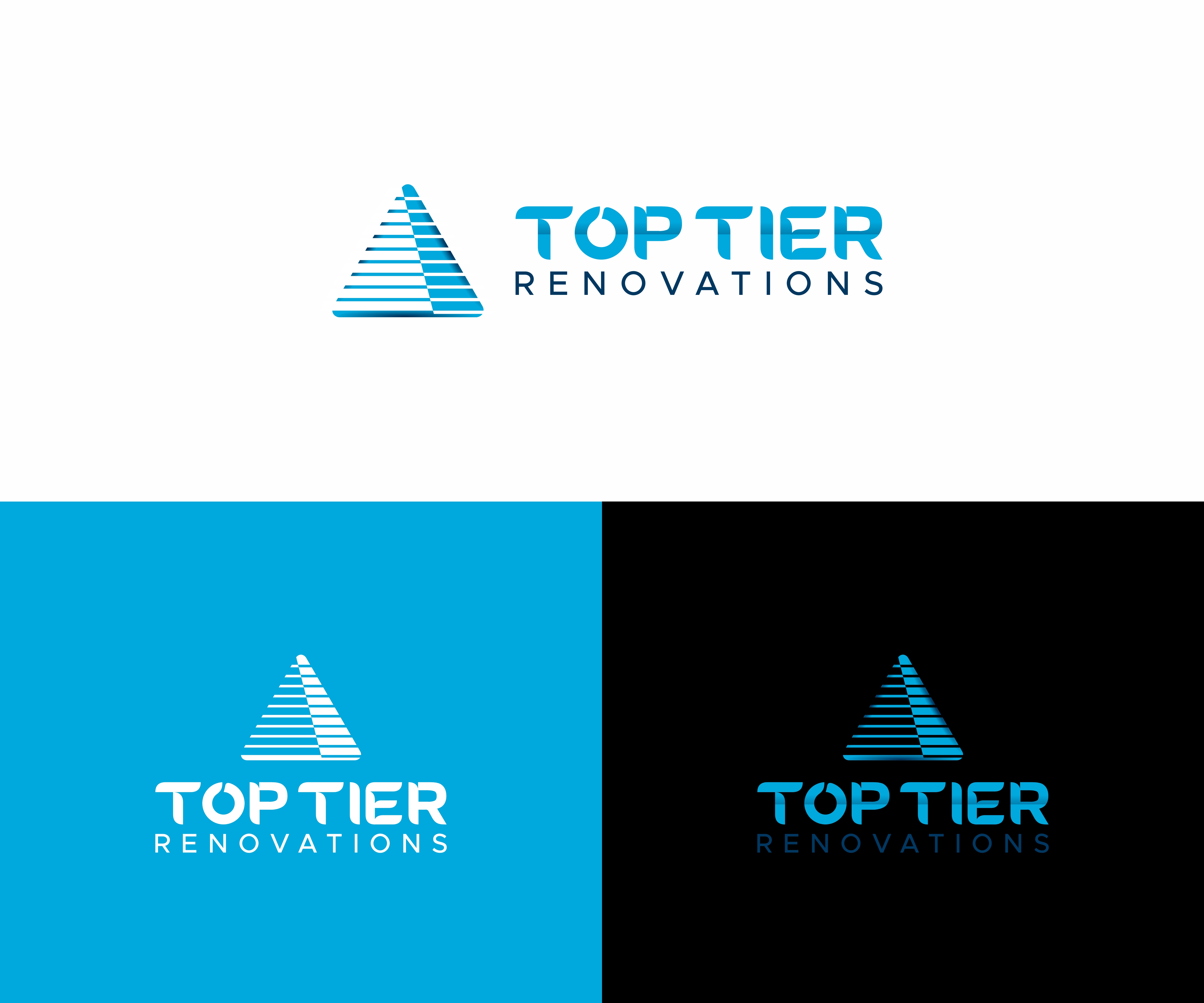 Logo Design by Avilash for Top Tier Renovations, LLC | Design #28637413