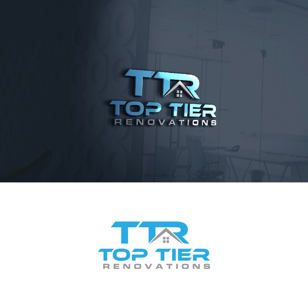 Logo Design by Ayub Zafar for Top Tier Renovations, LLC | Design #28612900