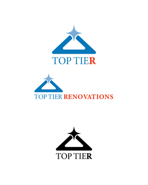 Logo Design by vidarshana 2 for Top Tier Renovations, LLC | Design: #28640437