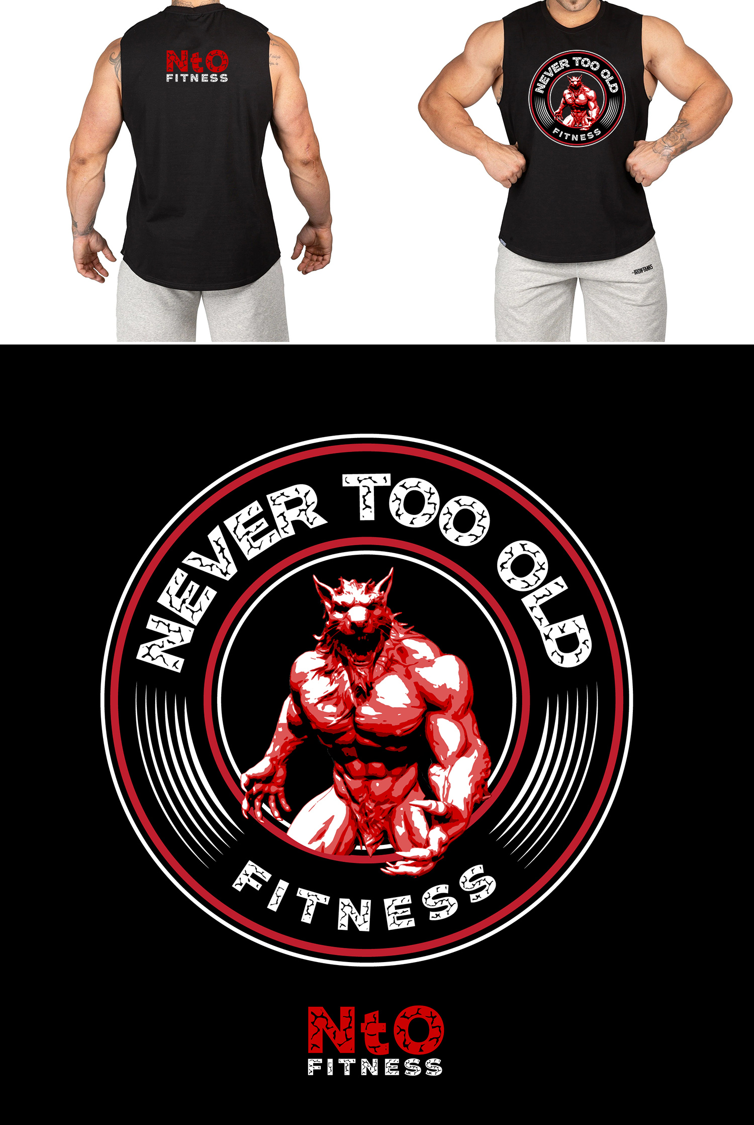 T-shirt Design by Futuristic_Design for NtO Fitness | Design: #28611293