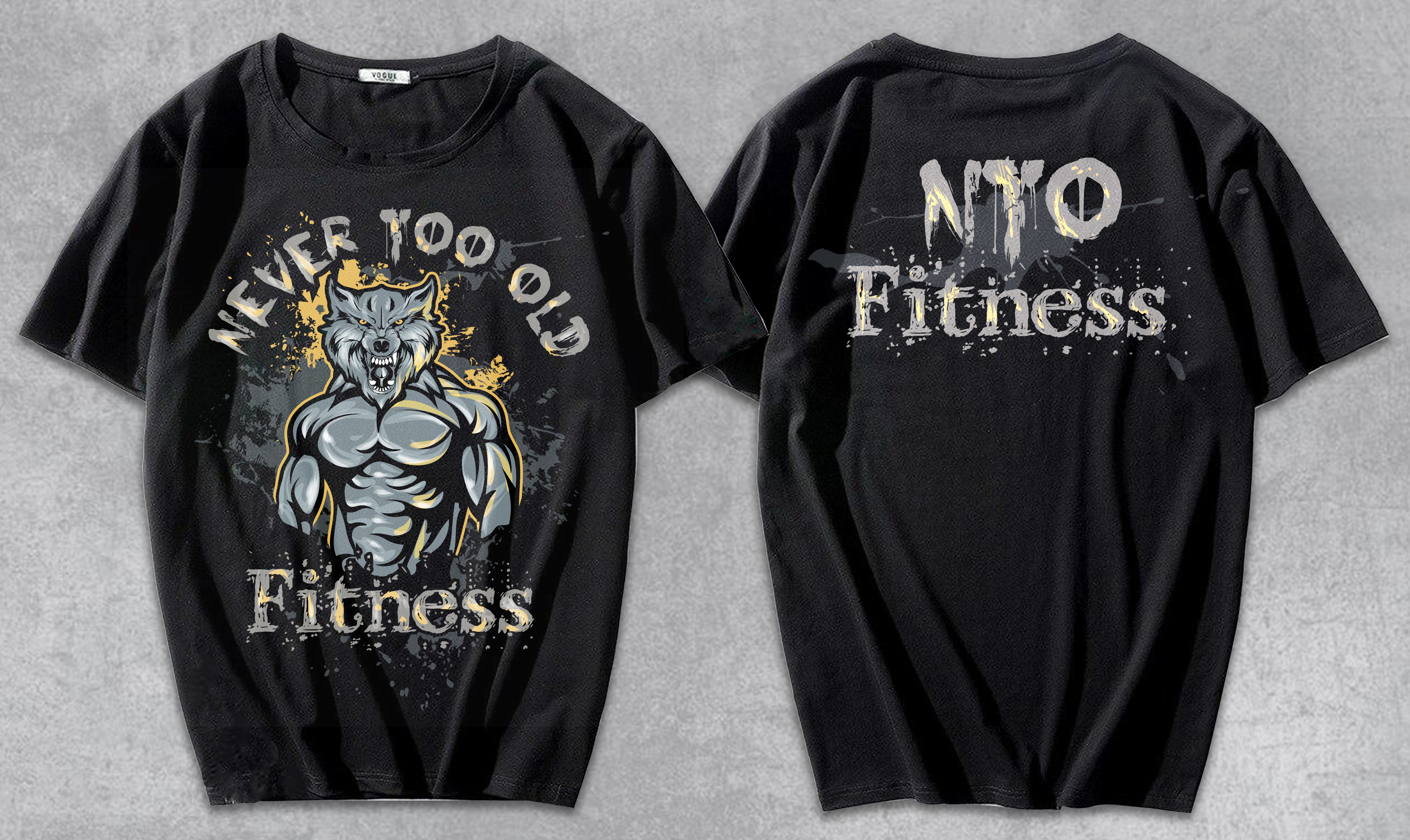 T-shirt Design by SAI DESIGNS for NtO Fitness | Design #28610778