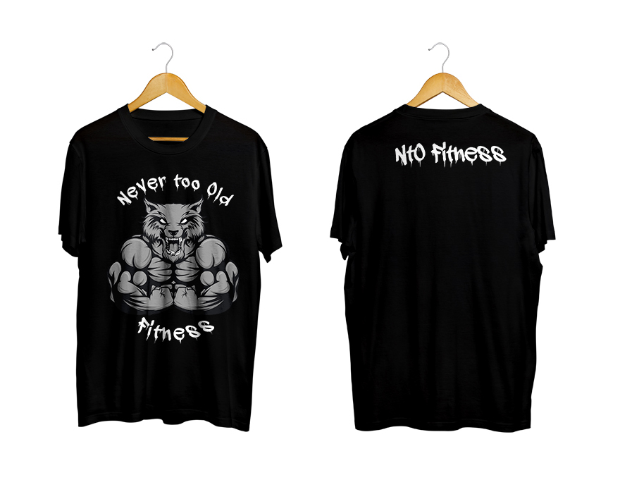 T-Shirt-Design von HELLOCRUNK für NtO Fitness | Design #28608742