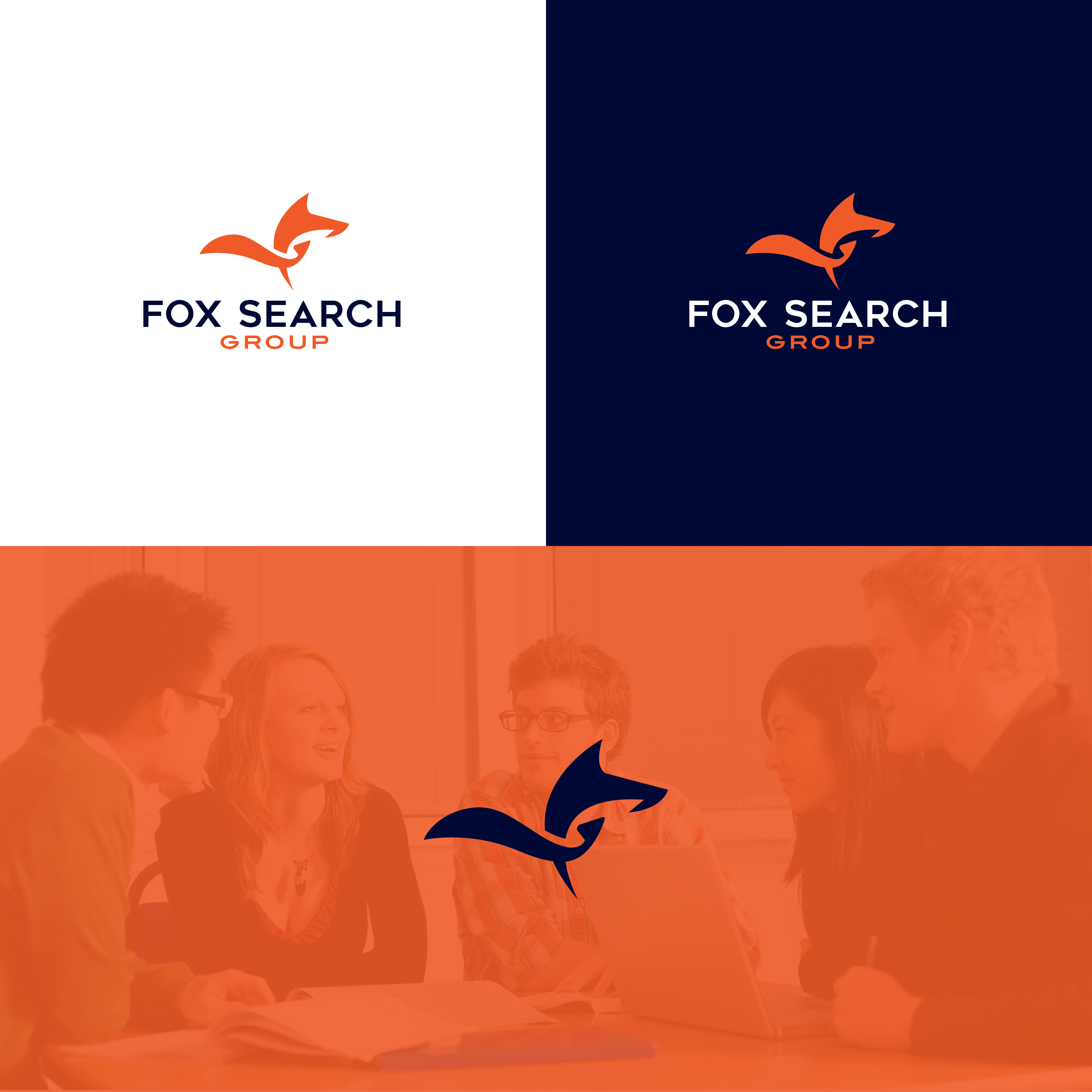 Logo Design by the3kings for Fox Search Group | Design #28644554
