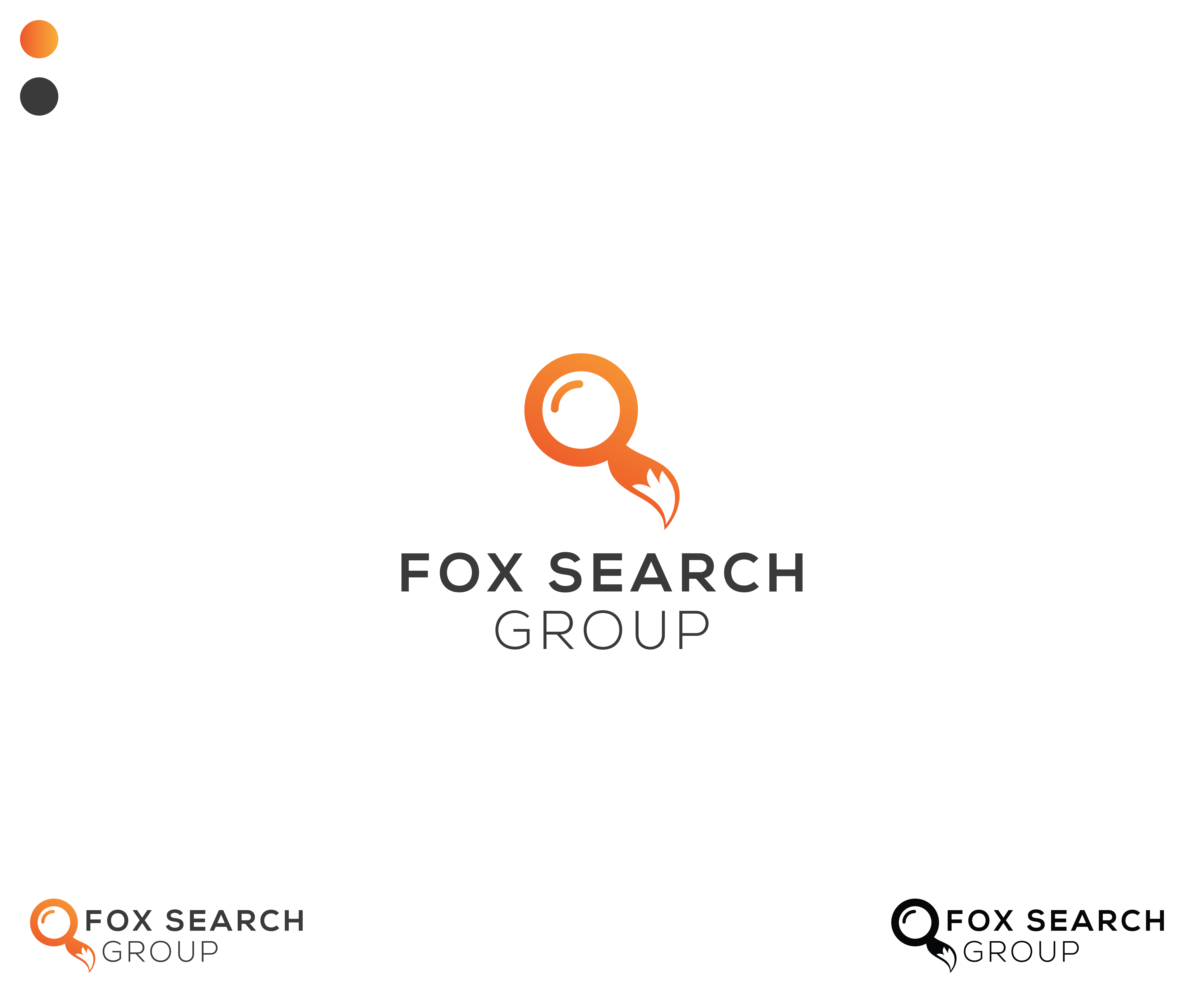 Logo Design by FM91 for Fox Search Group | Design #28631845