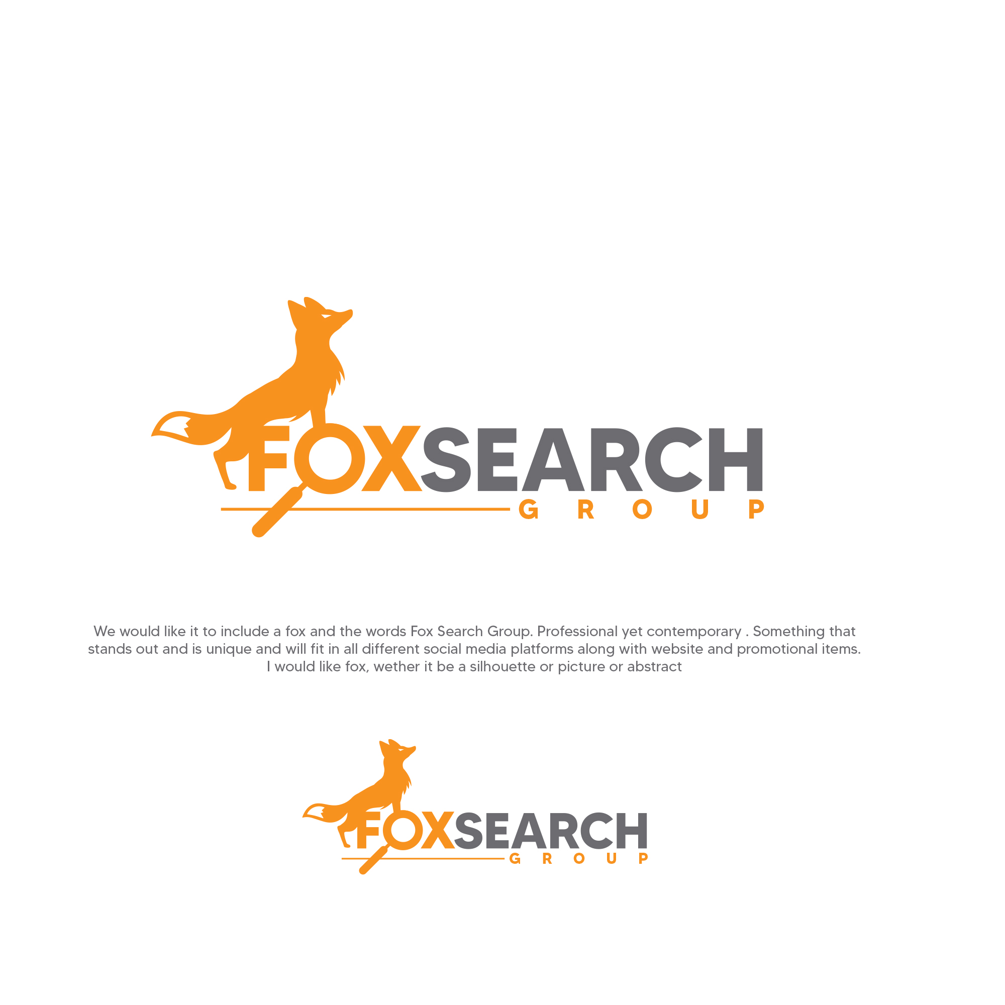 Logo Design by ShannonH™ for Fox Search Group | Design #28647350