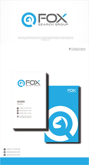 Design de Logo par graphicevolution pour Fox Search Group | Design : #28615152