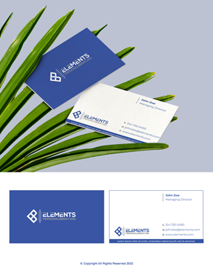 Business Card Design by Ash  for Elements Personalberatung GmbH | Design: #28611269