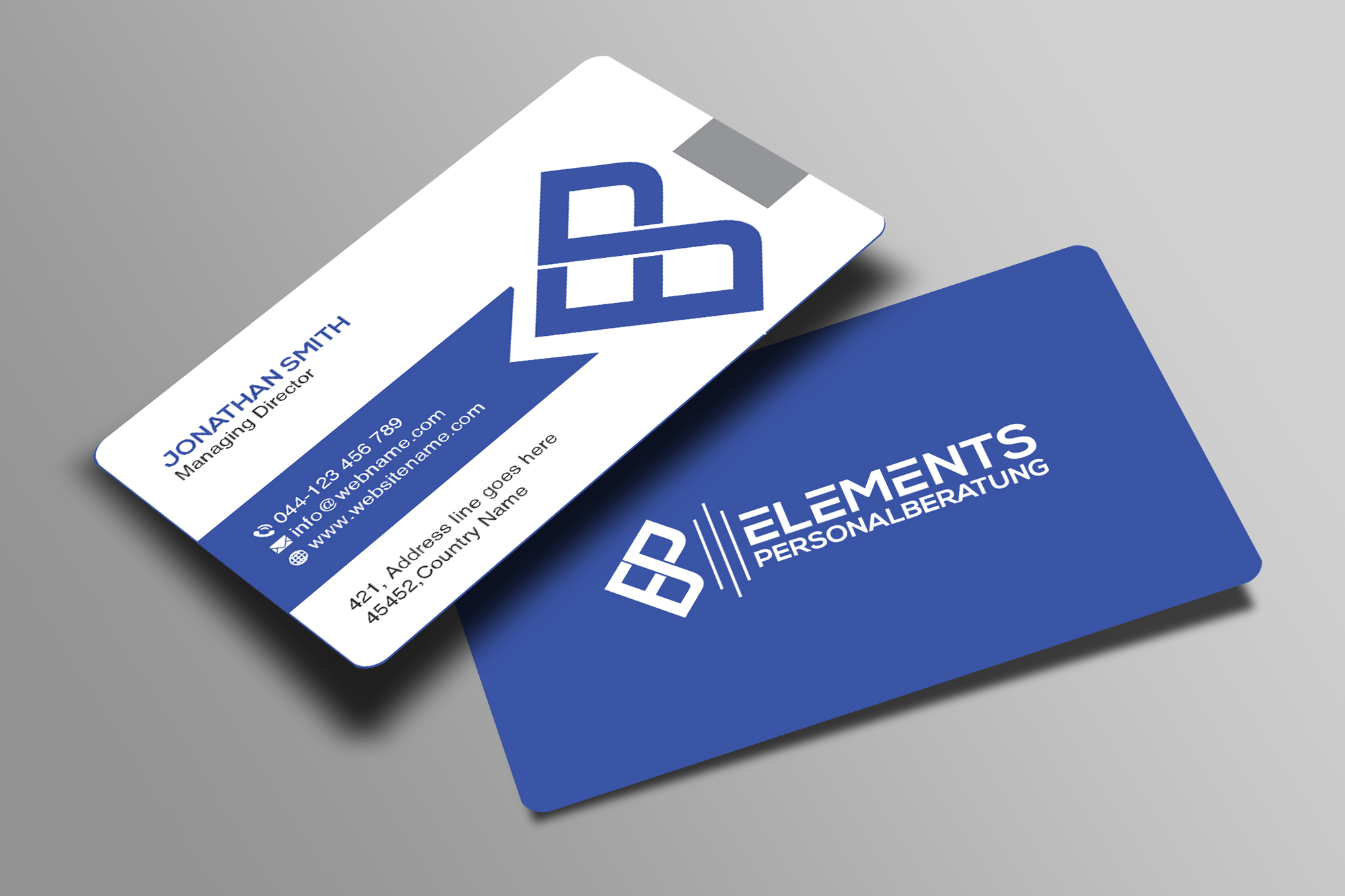 Diseño de Tarjeta de Presentación por Creations Box 2015 para Elements Personalberatung GmbH | Diseño #28613851